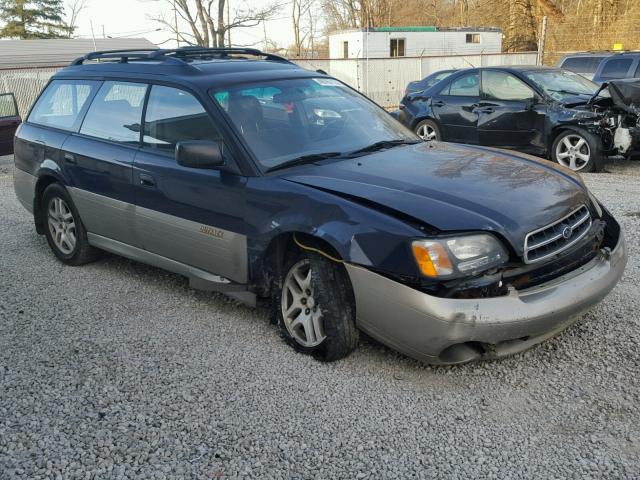 4S3BH675917670239 - 2001 SUBARU LEGACY OUT BLUE photo 1