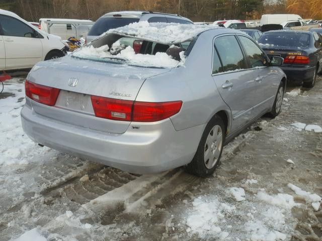 1HGCM66395A064076 - 2005 HONDA ACCORD LX SILVER photo 4