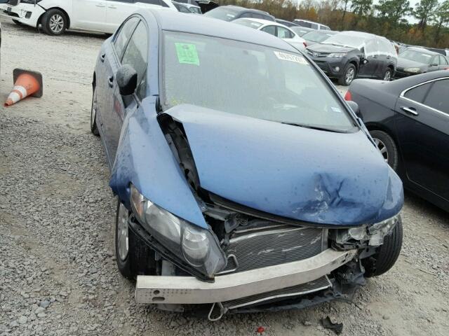 2HGFA1F38AH521688 - 2010 HONDA CIVIC VP BLUE photo 9