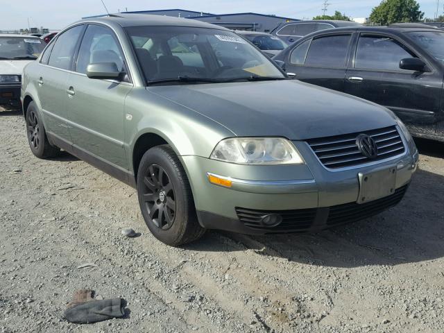 WVWPD63BX3P045722 - 2003 VOLKSWAGEN PASSAT GLS GREEN photo 1