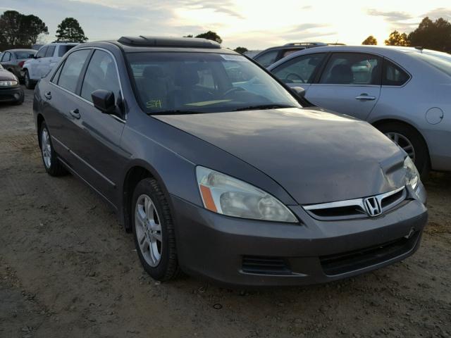 1HGCM56766A148872 - 2006 HONDA ACCORD EX GRAY photo 1