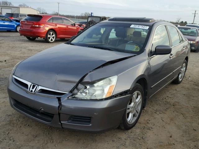 1HGCM56766A148872 - 2006 HONDA ACCORD EX GRAY photo 2