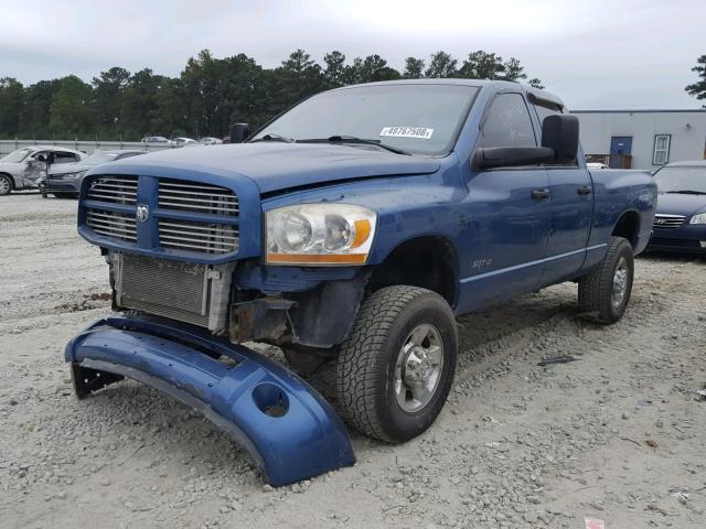 3D7KS28CX6G142105 - 2006 DODGE RAM 2500 S ლურჯი ფოტო 2