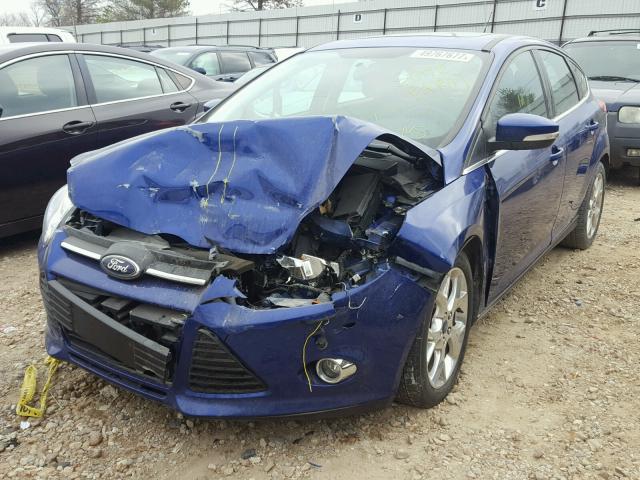 1FADP3N26EL349328 - 2014 FORD FOCUS TITA BLUE photo 2