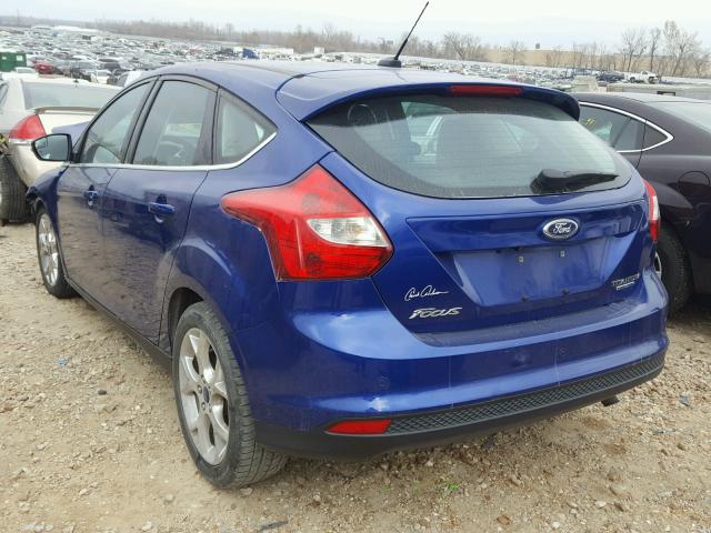 1FADP3N26EL349328 - 2014 FORD FOCUS TITA BLUE photo 3