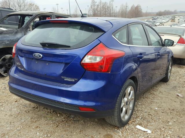 1FADP3N26EL349328 - 2014 FORD FOCUS TITA BLUE photo 4