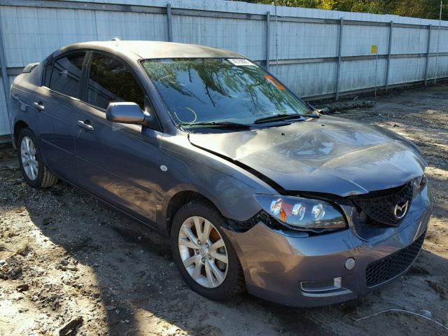 JM1BK12F481858748 - 2008 MAZDA 3 I GRAY photo 1