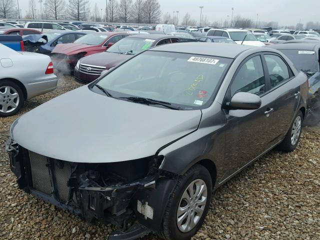 KNAFU4A26B5353853 - 2011 KIA FORTE EX BROWN photo 2