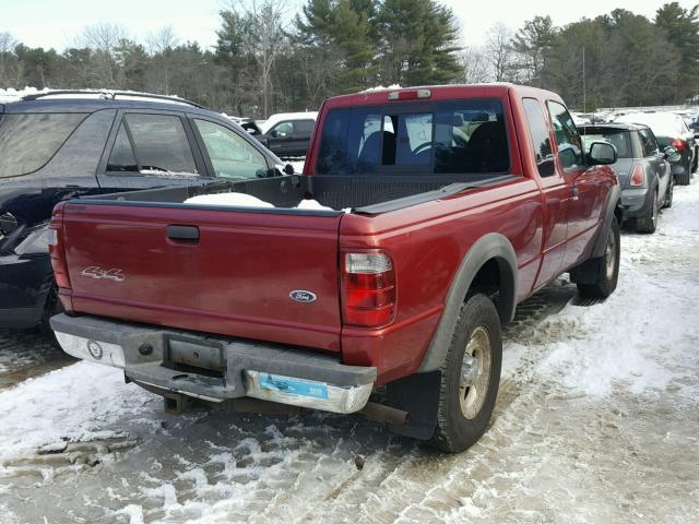 1FTZR45E92PA55100 - 2002 FORD RANGER SUP RED photo 4