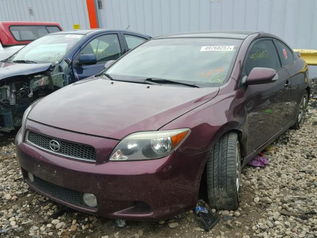 JTKDE177870195750 - 2007 TOYOTA SCION TC 勃艮第红 照片 2