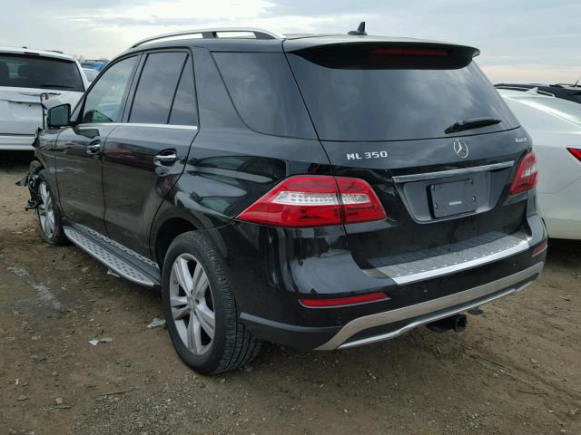 4JGDA5HB5FA615255 - 2015 MERCEDES-BENZ ML 350 4MA BLACK photo 3