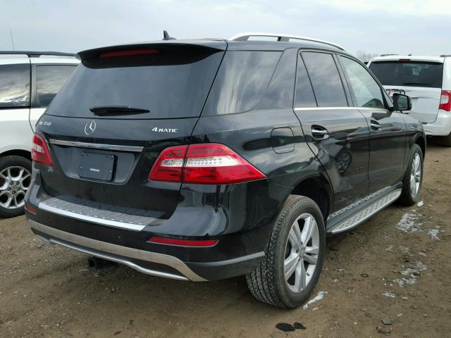 4JGDA5HB5FA615255 - 2015 MERCEDES-BENZ ML 350 4MA BLACK photo 4