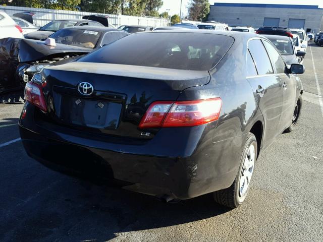 4T4BE46K99R133339 - 2009 TOYOTA CAMRY BASE BLACK photo 4