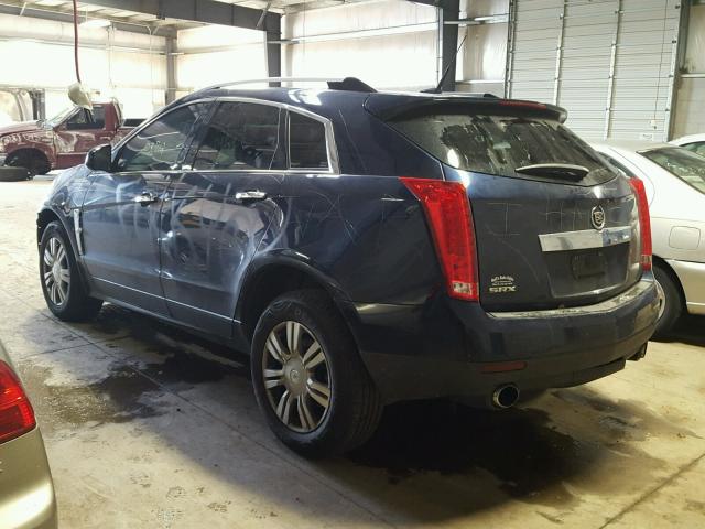 3GYFNAEY5AS648387 - 2010 CADILLAC SRX LUXURY BLUE photo 3