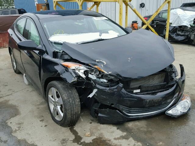 5NPDH4AE1DH447067 - 2013 HYUNDAI ELANTRA GL BLACK photo 1