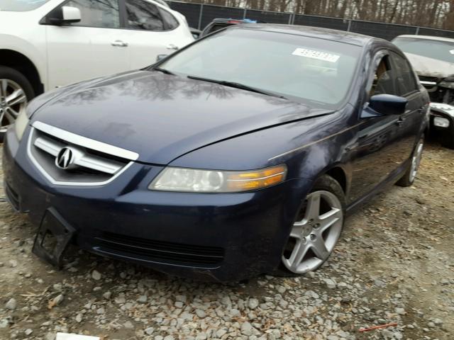 19UUA66224A026921 - 2004 ACURA TL BLUE photo 2