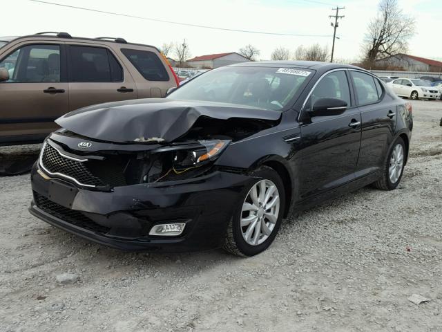 5XXGN4A76EG304040 - 2014 KIA OPTIMA EX BLACK photo 2