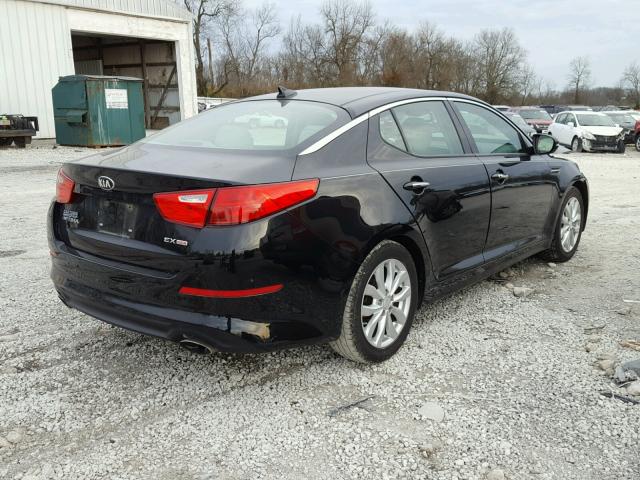 5XXGN4A76EG304040 - 2014 KIA OPTIMA EX BLACK photo 4