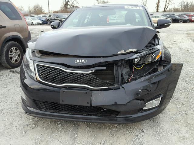 5XXGN4A76EG304040 - 2014 KIA OPTIMA EX BLACK photo 9