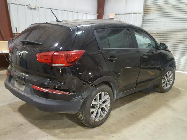 KNDPB3AC4E7657529 - 2014 KIA SPORTAGE B BLACK photo 4