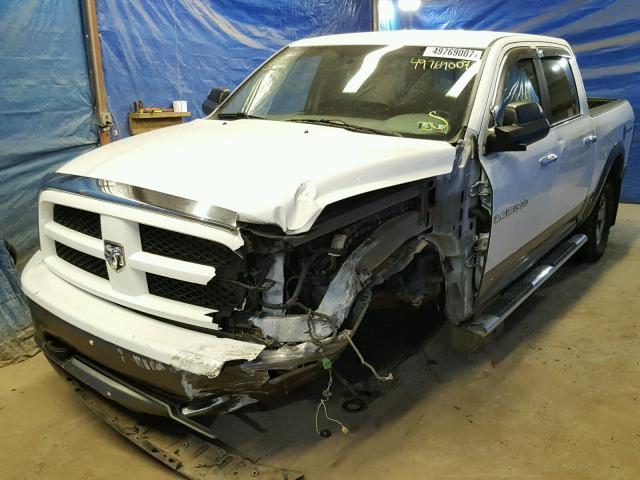 1D7RV1CT0BS681312 - 2011 DODGE RAM 1500 WHITE photo 2