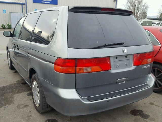 2HKRL185XYH581008 - 2000 HONDA ODYSSEY LX GRAY photo 3