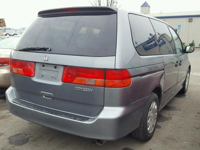 2HKRL185XYH581008 - 2000 HONDA ODYSSEY LX GRAY photo 4