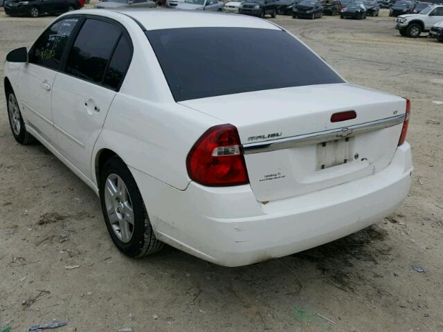 1G1ZT51F16F112755 - 2006 CHEVROLET MALIBU LT WHITE photo 3