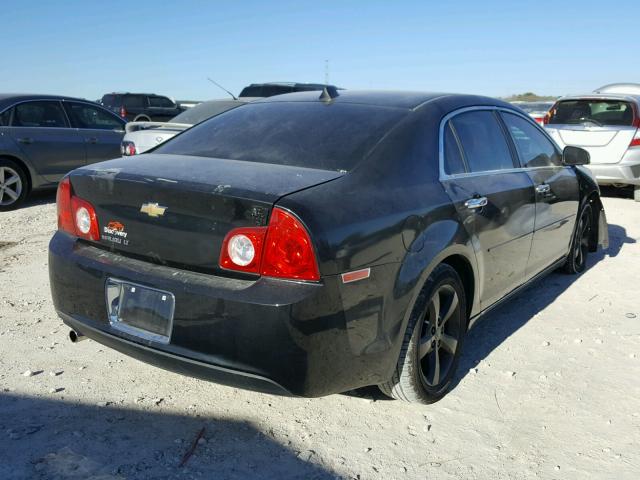 1G1ZC5E01CF216518 - 2012 CHEVROLET MALIBU 1LT BLACK photo 4