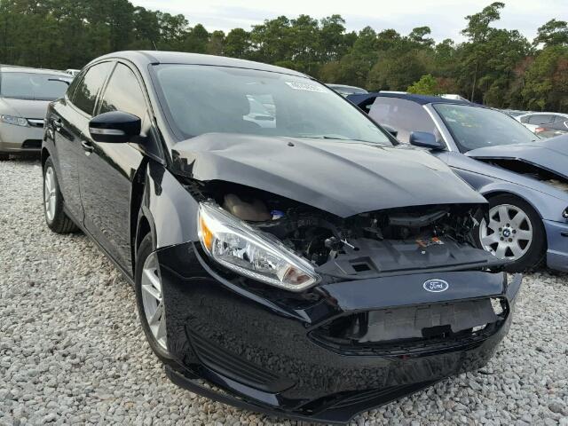 1FADP3F24GL383219 - 2016 FORD FOCUS SE BLACK photo 1