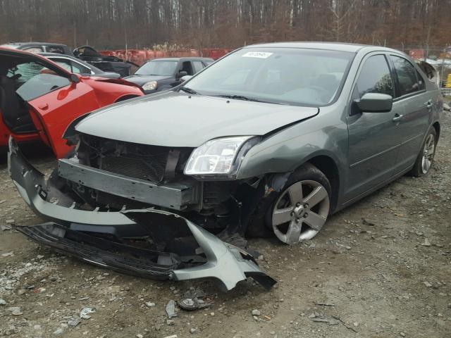 3FAHP07Z79R143159 - 2009 FORD FUSION SE GREEN photo 2