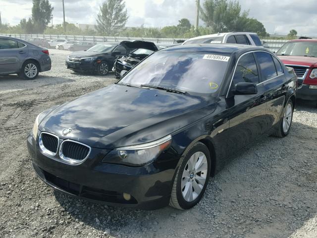 WBANA53544B855234 - 2004 BMW 525 I BLACK photo 2