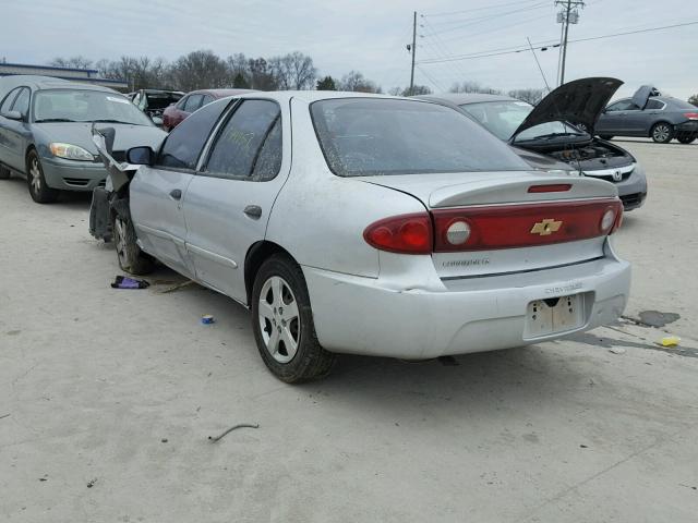 1G1JF52F057116176 - 2005 CHEVROLET CAVALIER L SILVER photo 3