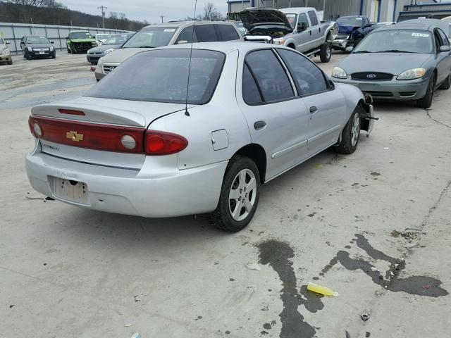 1G1JF52F057116176 - 2005 CHEVROLET CAVALIER L SILVER photo 4