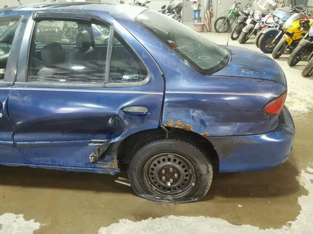 1G1JC524227135511 - 2002 CHEVROLET CAVALIER B BLUE photo 10