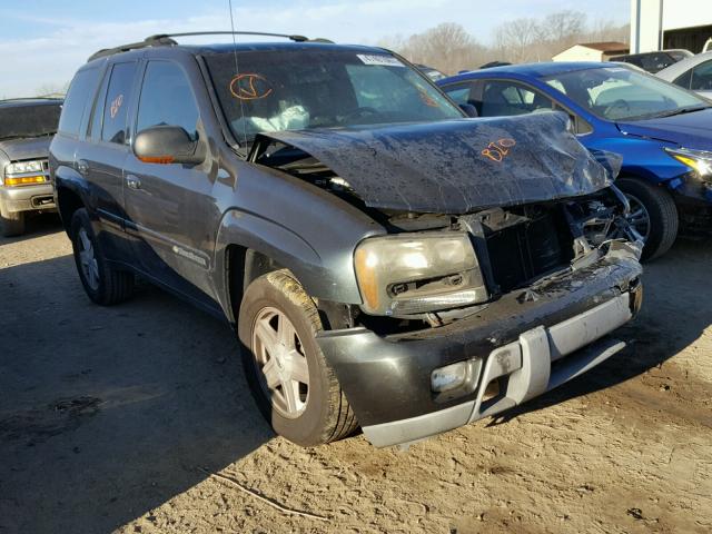 1GNDS13S832413556 - 2003 CHEVROLET TRAILBLAZE BLACK photo 1