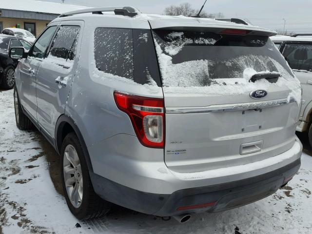 1FM5K8D86FGA37984 - 2015 FORD EXPLORER X SILVER photo 3