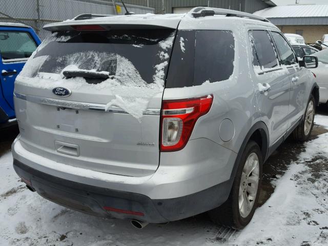 1FM5K8D86FGA37984 - 2015 FORD EXPLORER X SILVER photo 4