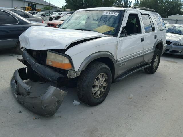 1GKDT13W5X2559965 - 1999 GMC ENVOY WHITE photo 2