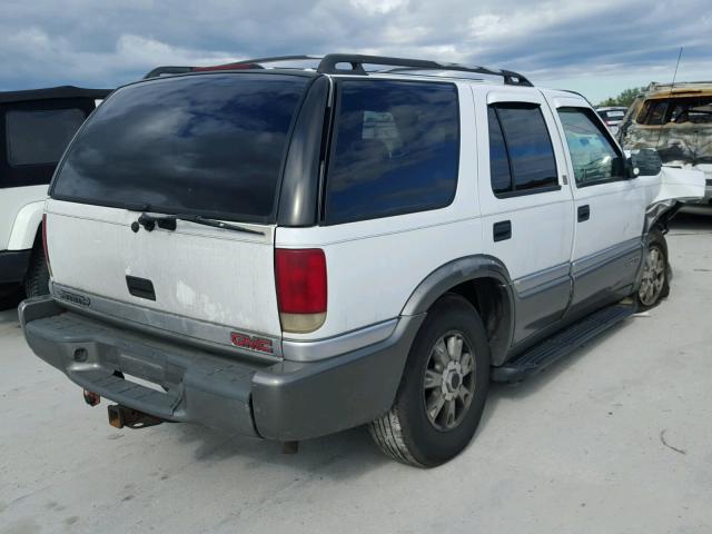 1GKDT13W5X2559965 - 1999 GMC ENVOY WHITE photo 4