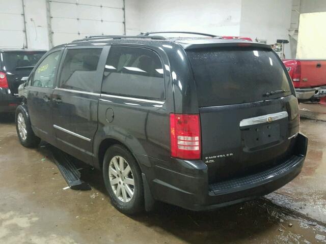 2A4RR8DX9AR361103 - 2010 CHRYSLER TOWN & COU BLACK photo 3