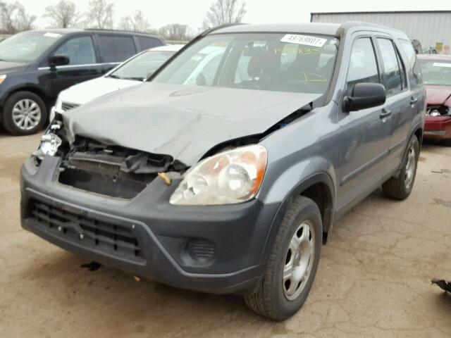 SHSRD68586U403631 - 2006 HONDA CR-V LX SILVER photo 2