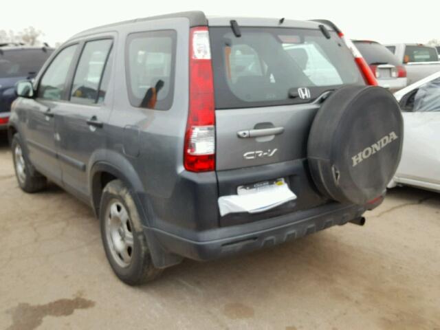 SHSRD68586U403631 - 2006 HONDA CR-V LX SILVER photo 3