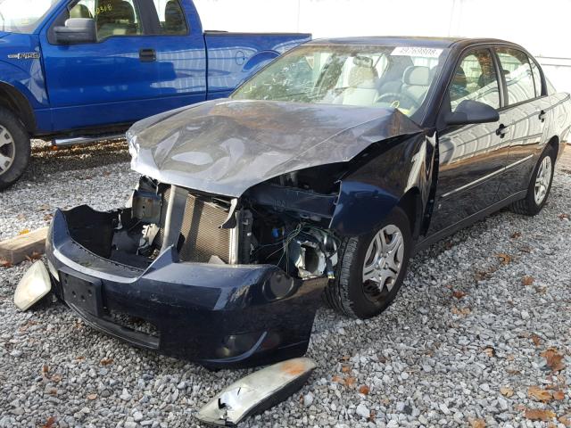 1G1ZS58F47F250672 - 2007 CHEVROLET MALIBU LS ლურჯი ფოტო 2