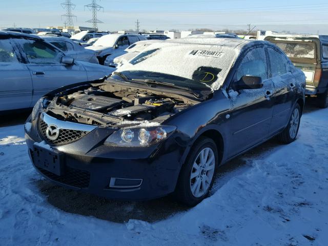 JM1BK32F681786897 - 2008 MAZDA 3 I BLACK photo 2