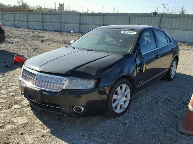 3LNHM26T79R625122 - 2009 LINCOLN MKZ BLACK photo 2