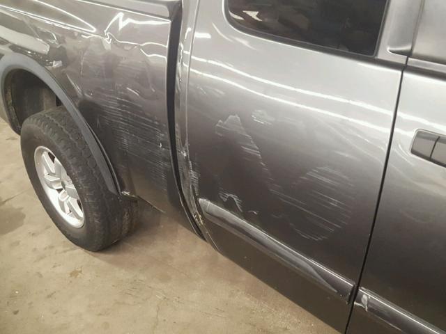 1N6AA06C48N314510 - 2008 NISSAN TITAN XE CHARCOAL photo 9