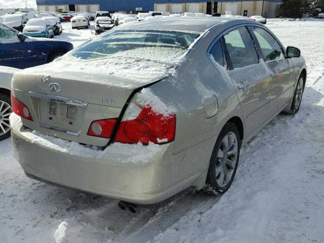 JNKAY01E57M300268 - 2007 INFINITI M35 BASE TAN photo 4