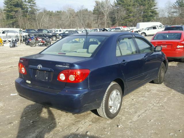 2T1BR32E66C649521 - 2006 TOYOTA COROLLA CE BLUE photo 4