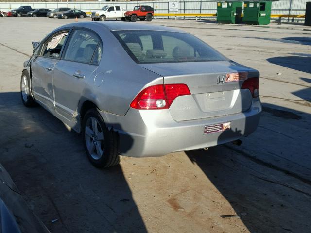 1HGFA16547L058882 - 2007 HONDA CIVIC LX SILVER photo 3